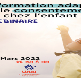 Webinaire URAF/France Assos Santé "L'information adaptée et le consentement chez les enfants"